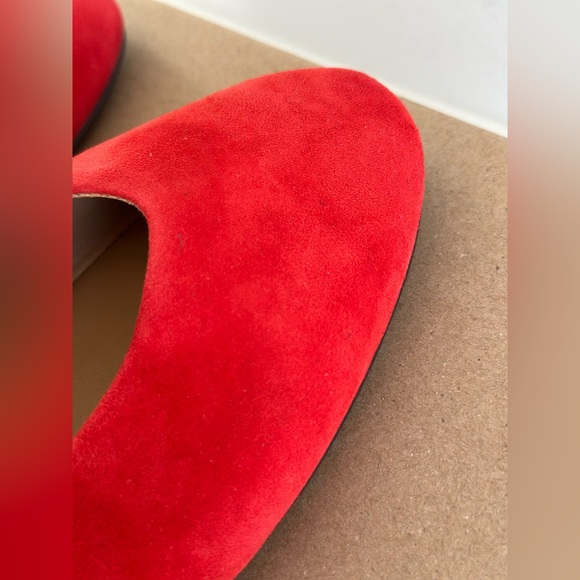 Madewell The Remy Mary Jane Flat in Bandana Red, size 8 1/2 - Picture 10 of 14